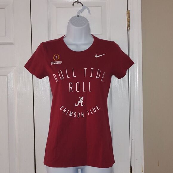 Nike
 Slim Fit Coupe  Roll Tide Roll Crimson Tide  Sz S - Picture 1 of 4